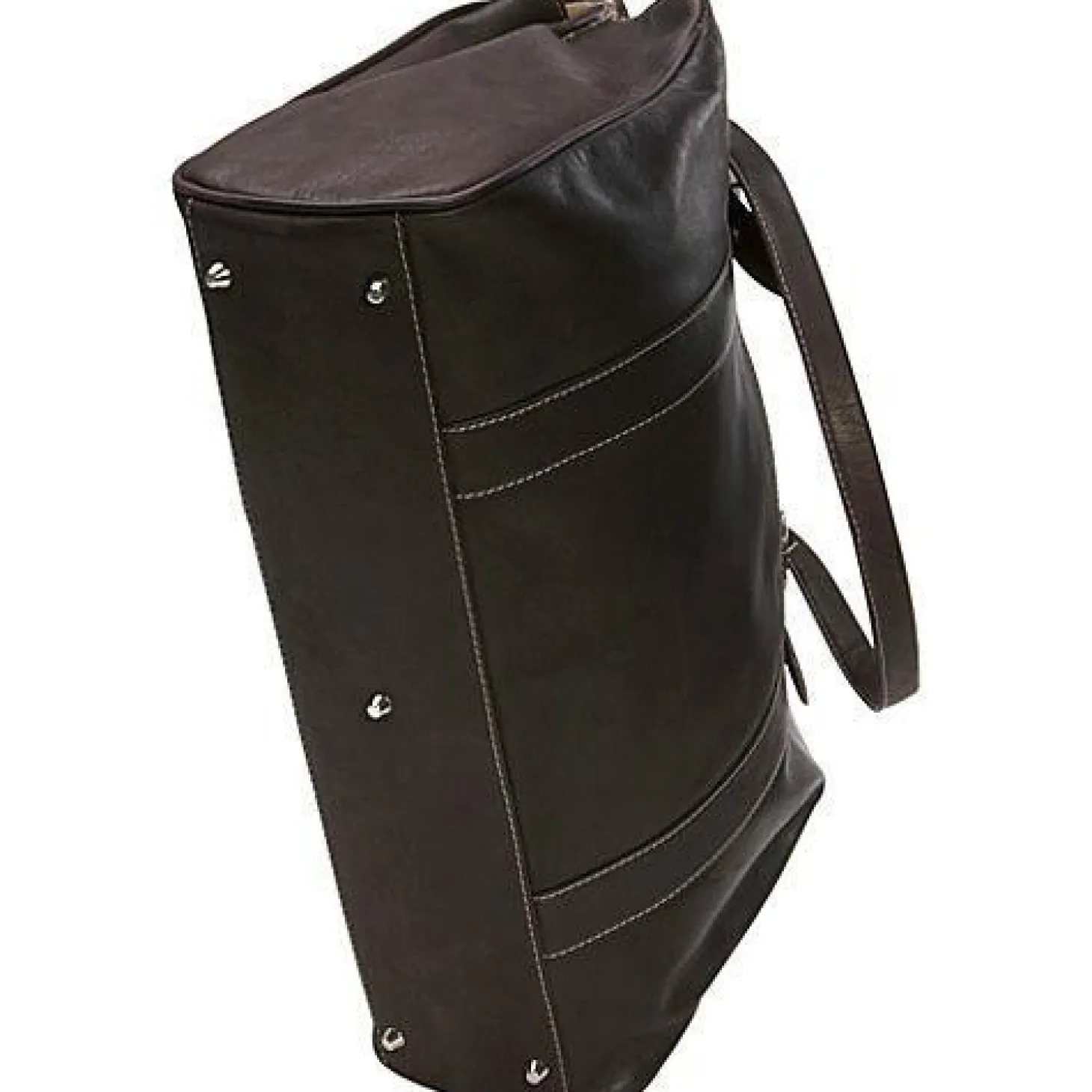 Piel Leather Ladies Buckle Laptop Tote