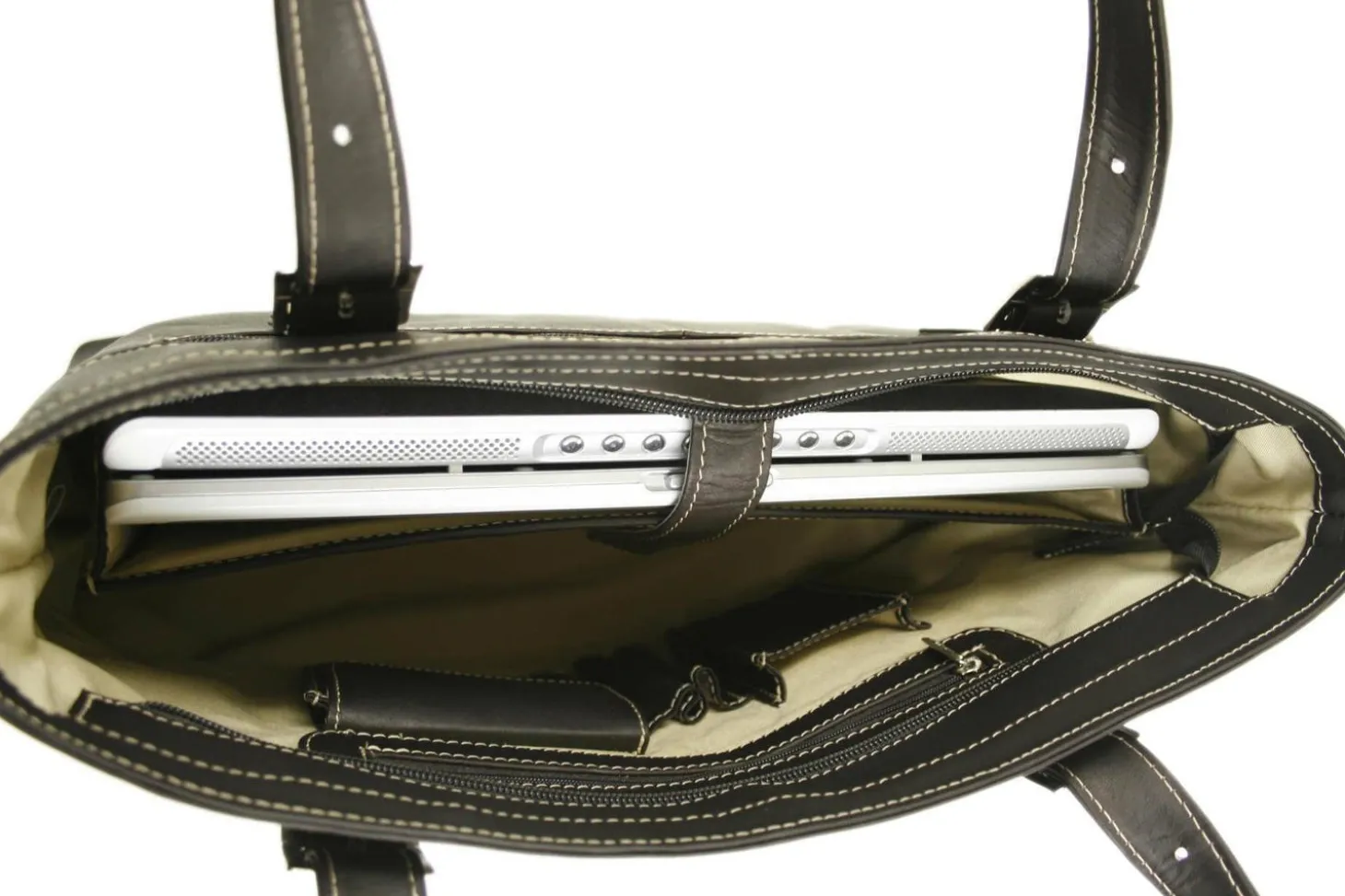 Piel Leather Ladies Laptop Tote