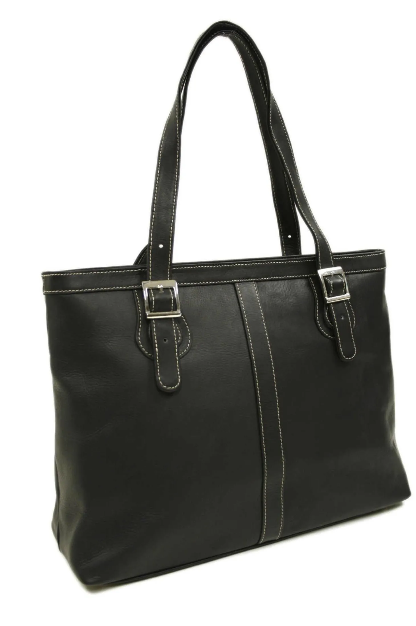 Piel Leather Ladies Laptop Tote