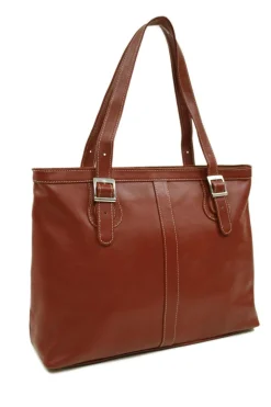 Piel Leather Ladies Laptop Tote