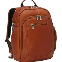 Piel Leather Laptop Backpack/Shoulder Bag