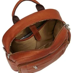 Piel Leather Laptop Backpack/Shoulder Bag