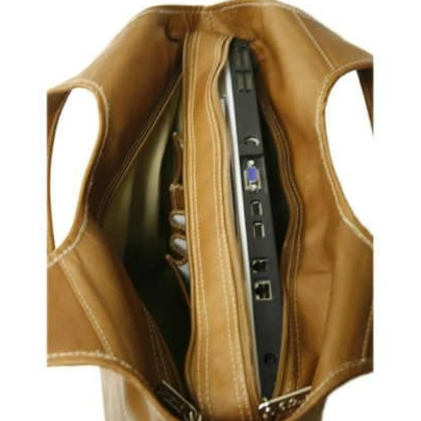 Piel Leather Laptop Hobo