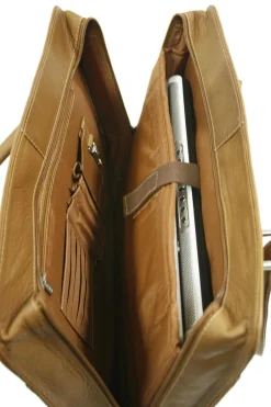 Piel Leather Laptop Shoulder Tote