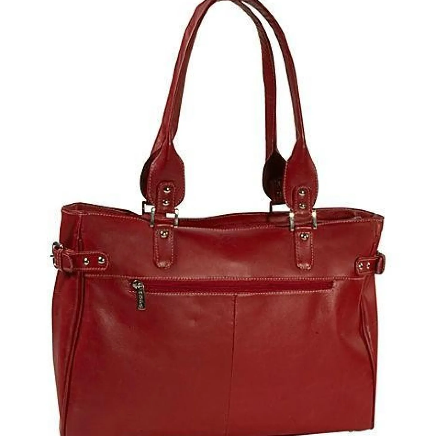 Piel Leather Large Ladies Side Strap Tote