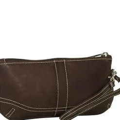 Piel Leather Large Ladies Wristlet