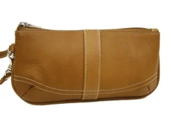 Piel Leather Large Ladies Wristlet