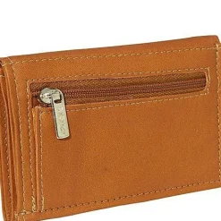 Piel Leather Large Tri-Fold Wallet