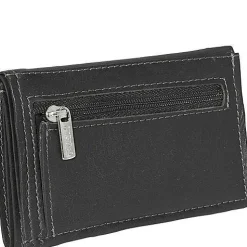 Piel Leather Large Tri-Fold Wallet