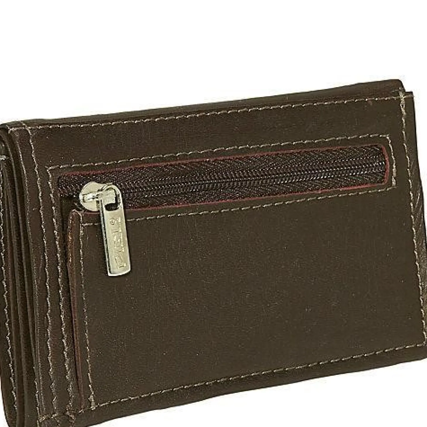 Piel Leather Large Tri-Fold Wallet