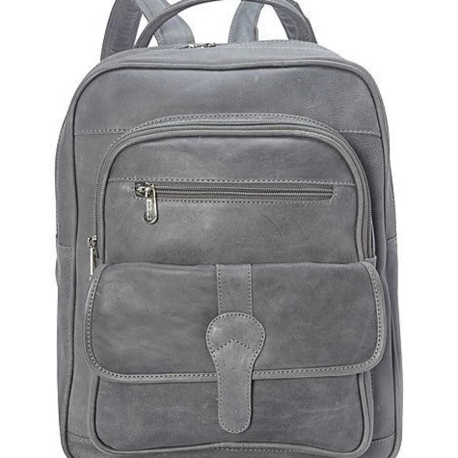 Piel Leather Medium Buckle Flap Backpack