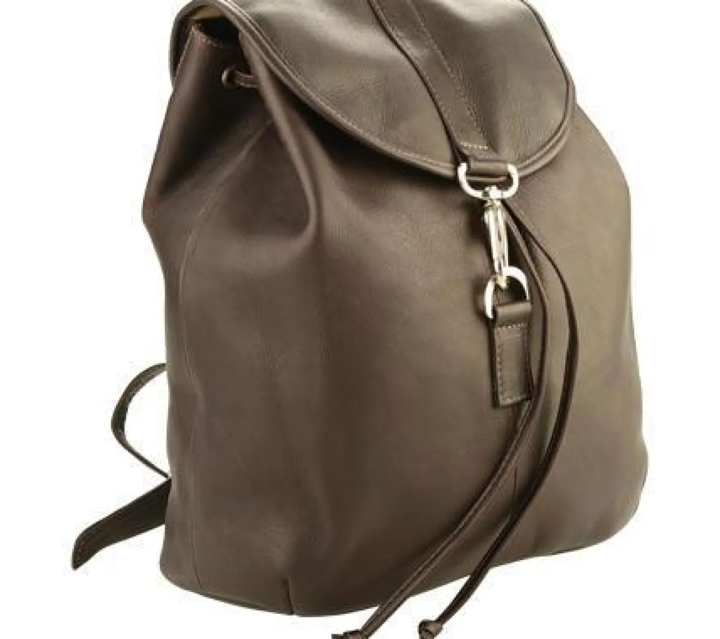Piel Leather Medium Drawstring Backpack