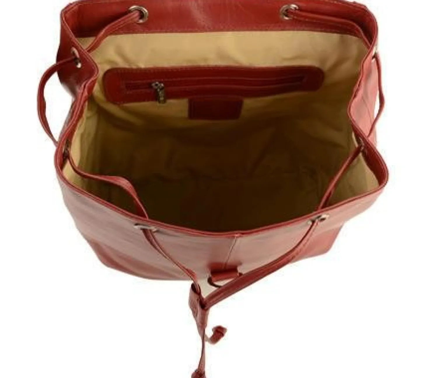 Piel Leather Medium Drawstring Backpack