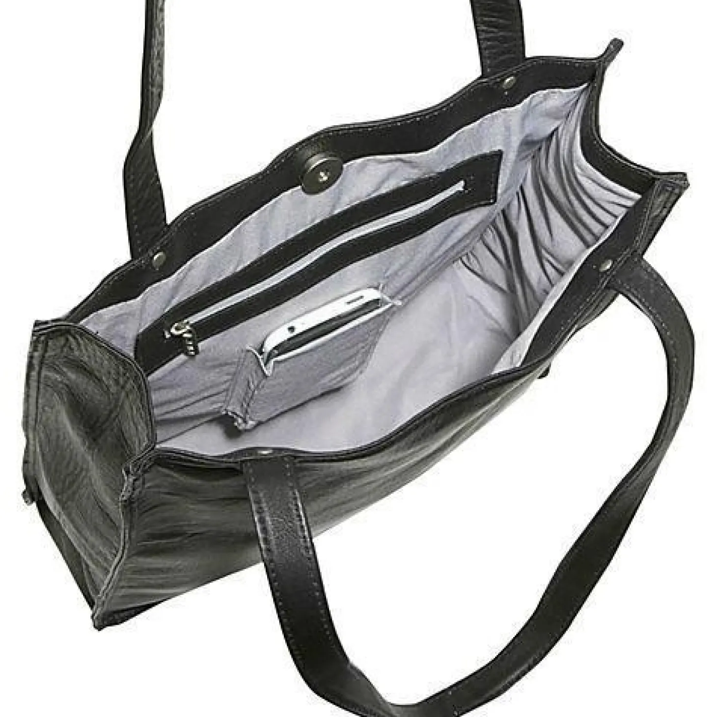 Piel Leather Open Market Bag