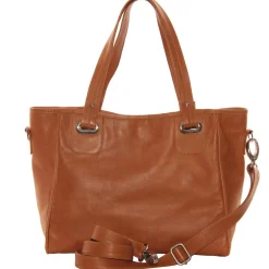Piel Leather Open Tote Bag
