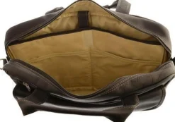 Piel Leather Slim Top-Zip Briefcase