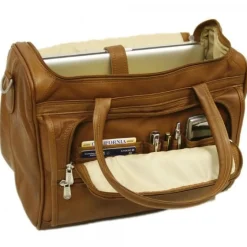 Piel Leather Small Computer Carry-All Bag