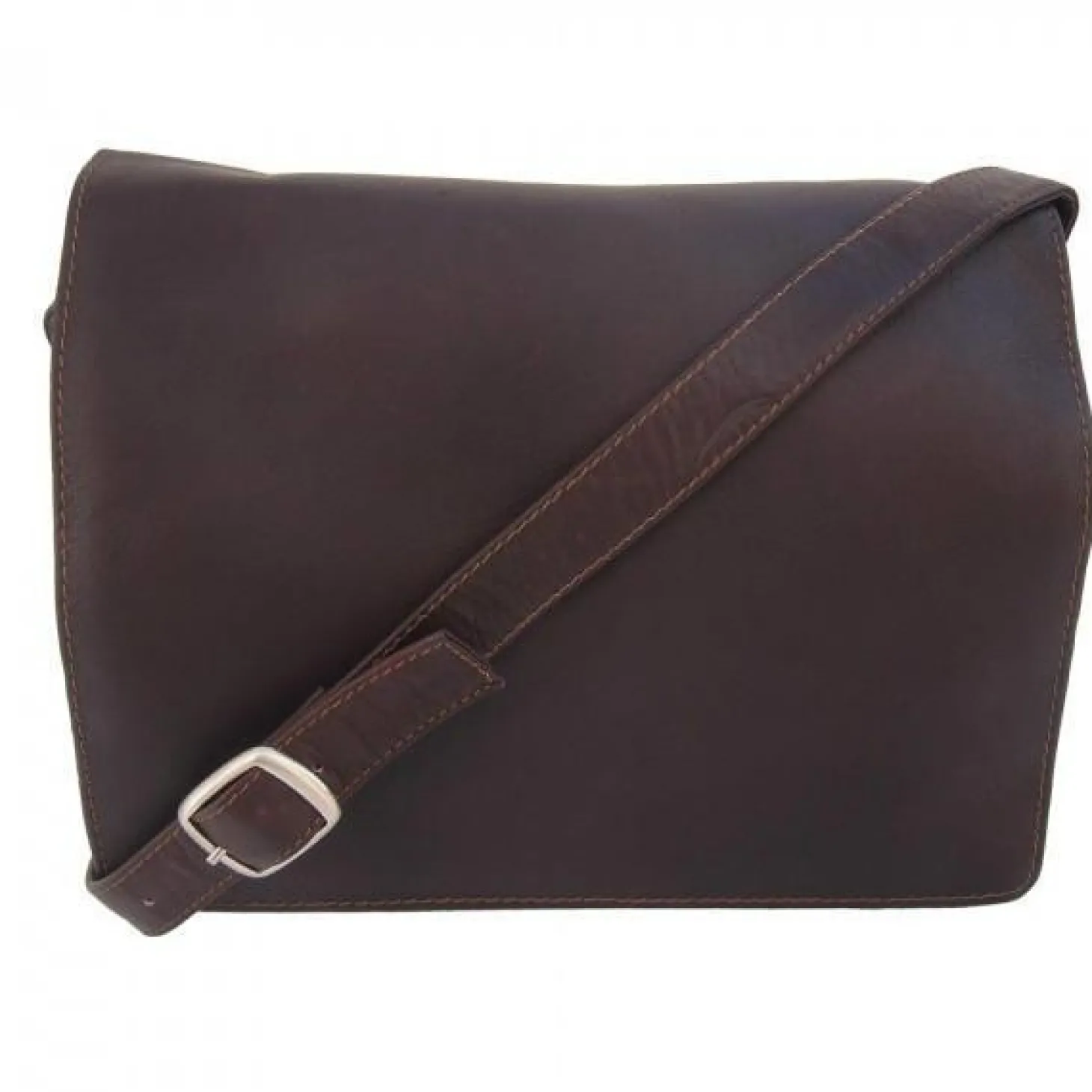 Piel Leather Small Handbag With Organizer