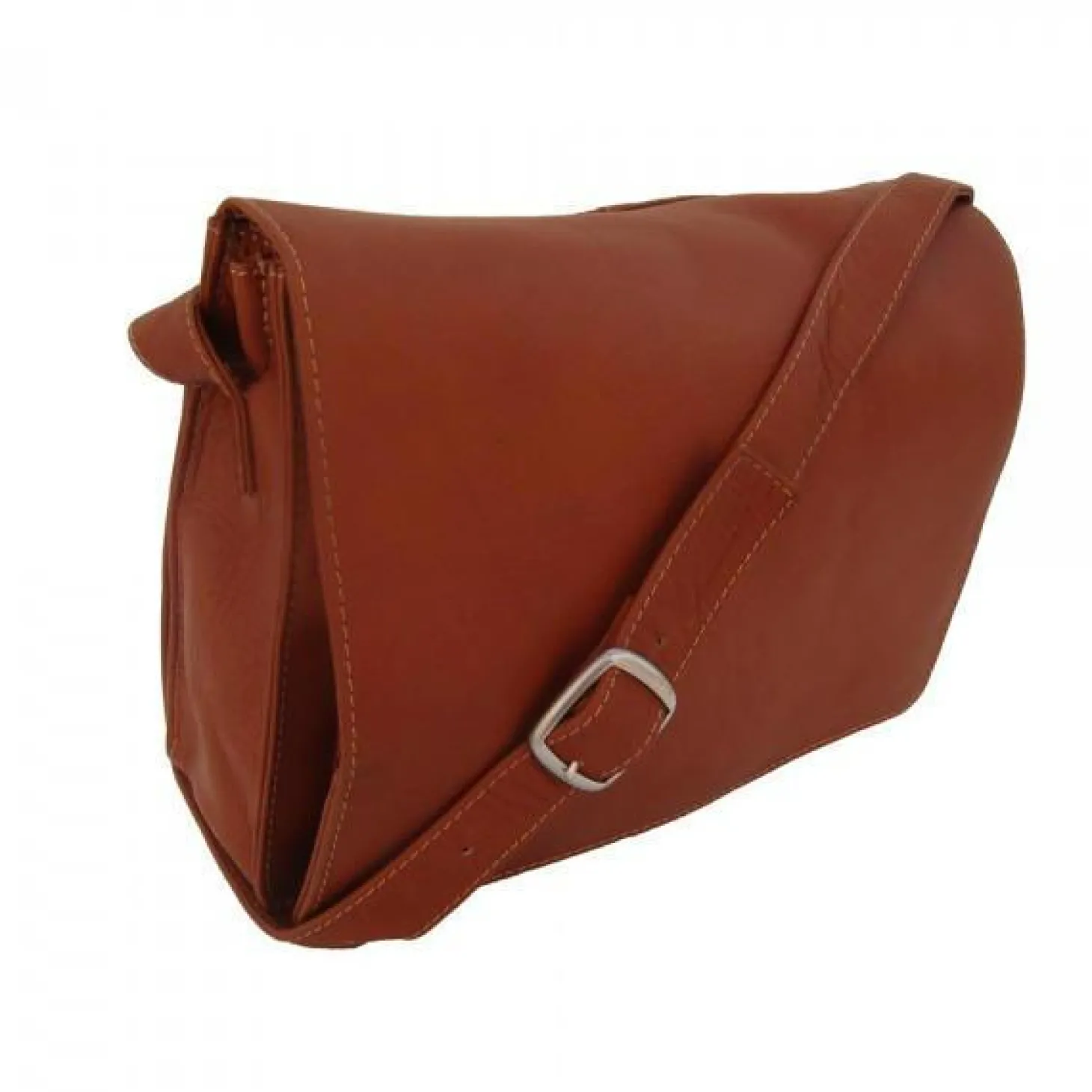 Piel Leather Small Handbag With Organizer