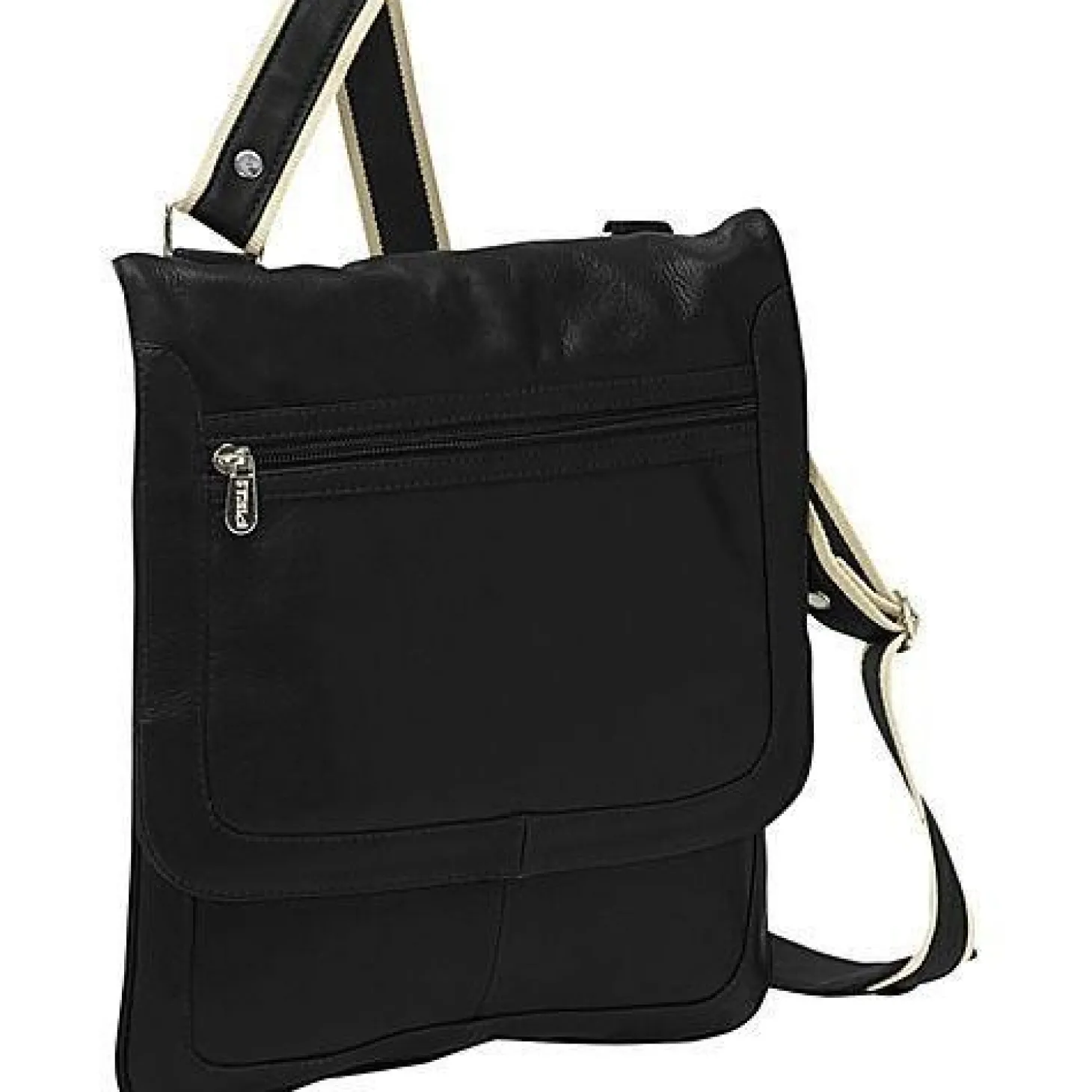 Piel Leather Small Vertical Messenger