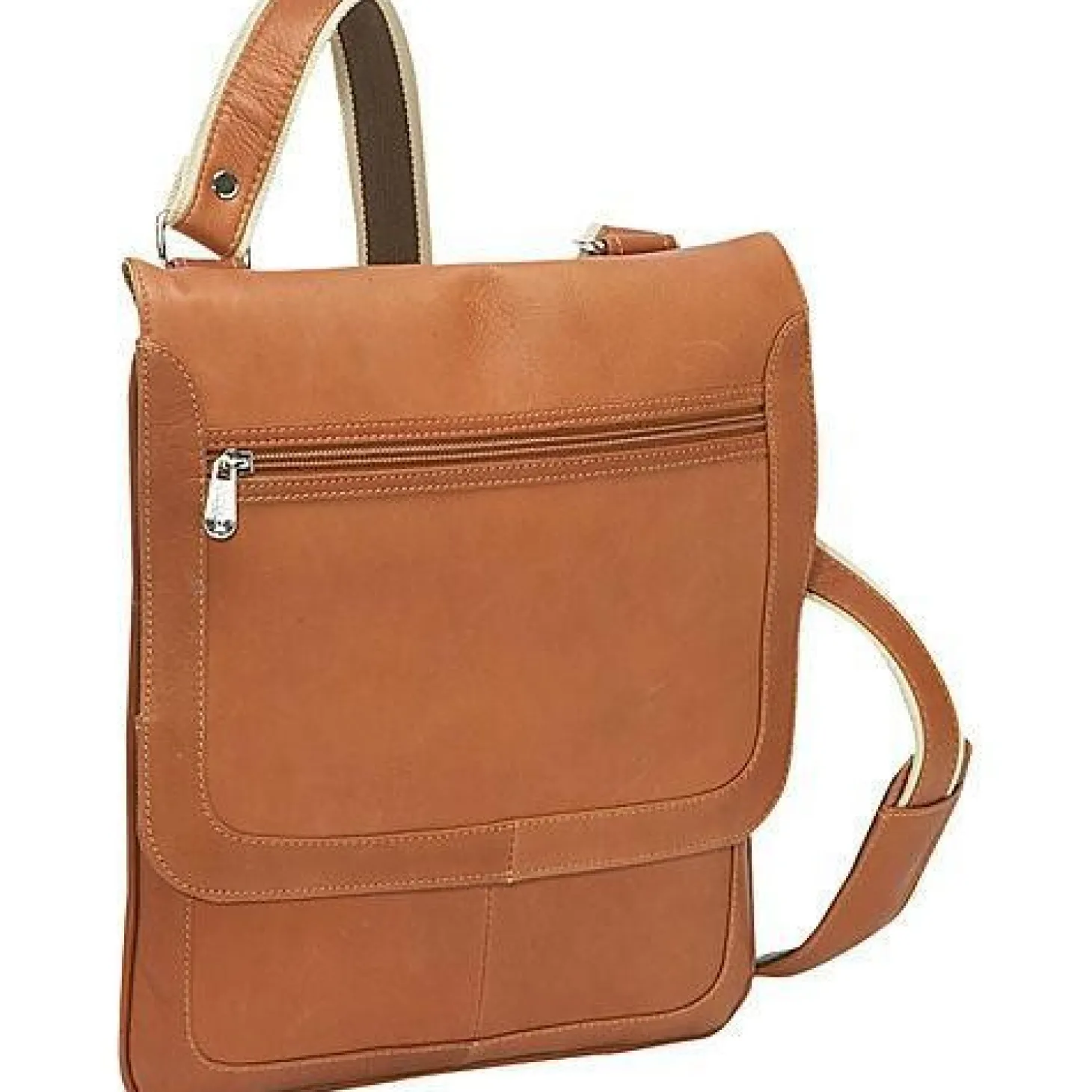 Piel Leather Small Vertical Messenger