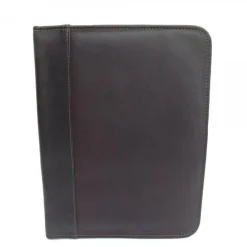 Piel Leather Three-Ring Binder