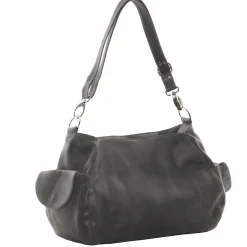 Piel Leather Top-Zip Cross Body Hobo