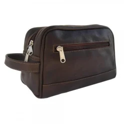 Piel Leather Top Zip Toiletry Kit