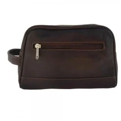 Piel Leather Top Zip Toiletry Kit