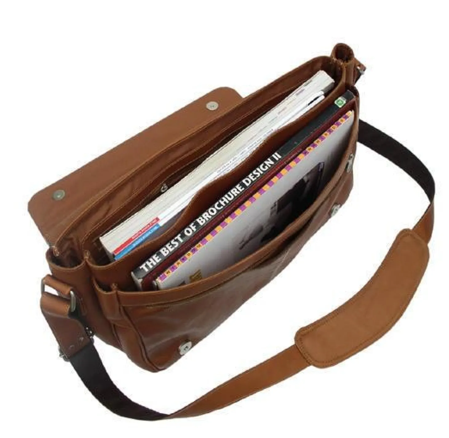 Piel Leather Traditional Messenger