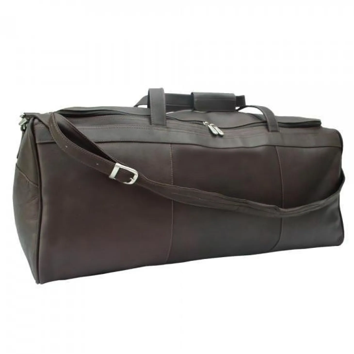 Piel Leather Traveler's Select Large Duffel Bag