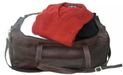 Piel Leather Traveler's Select Medium Duffel Bag