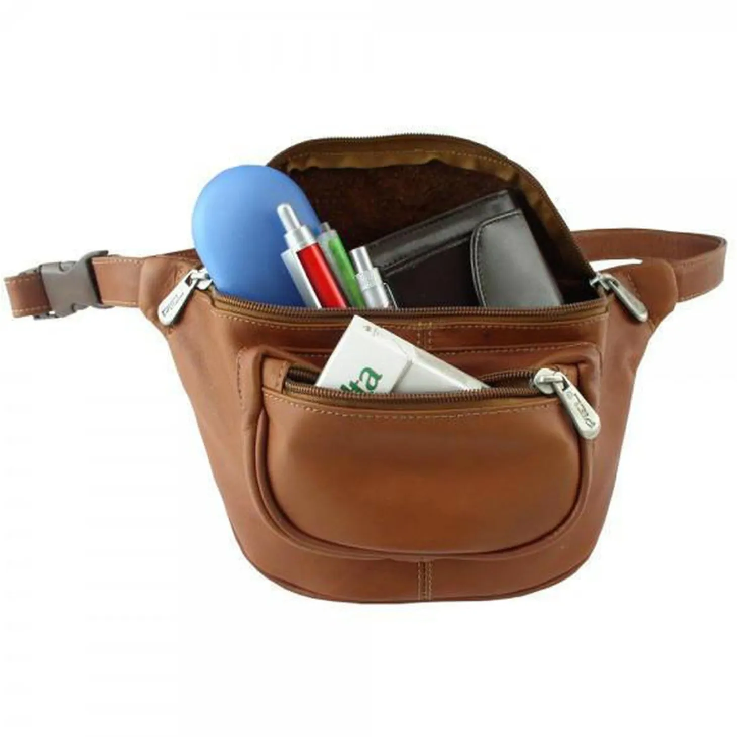 Piel Leather Travelers Waist Bag