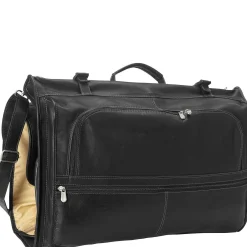 Piel Leather Tri-Fold Garment Bag