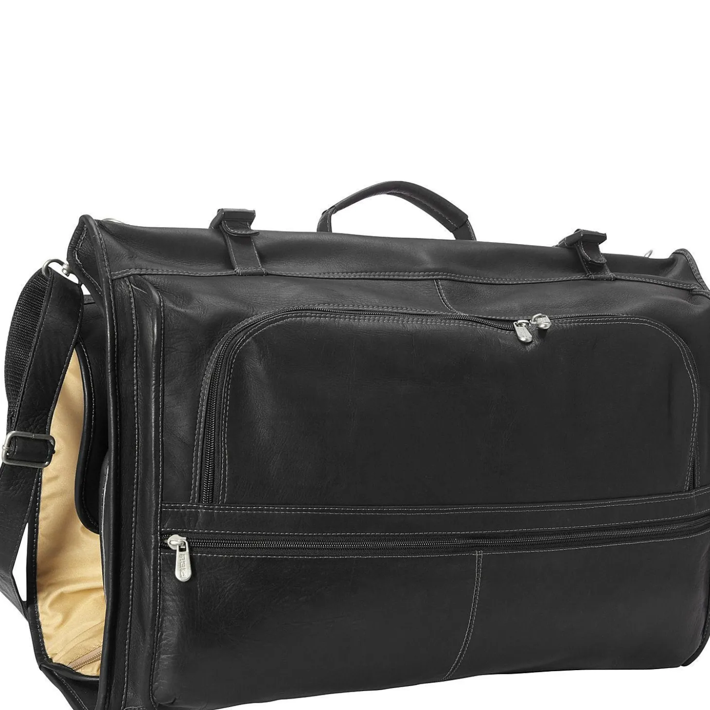 Piel Leather Tri-Fold Garment Bag