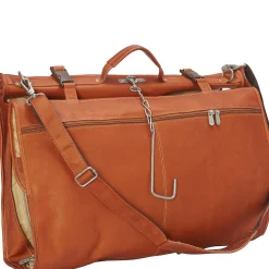 Piel Leather Tri-Fold Garment Bag
