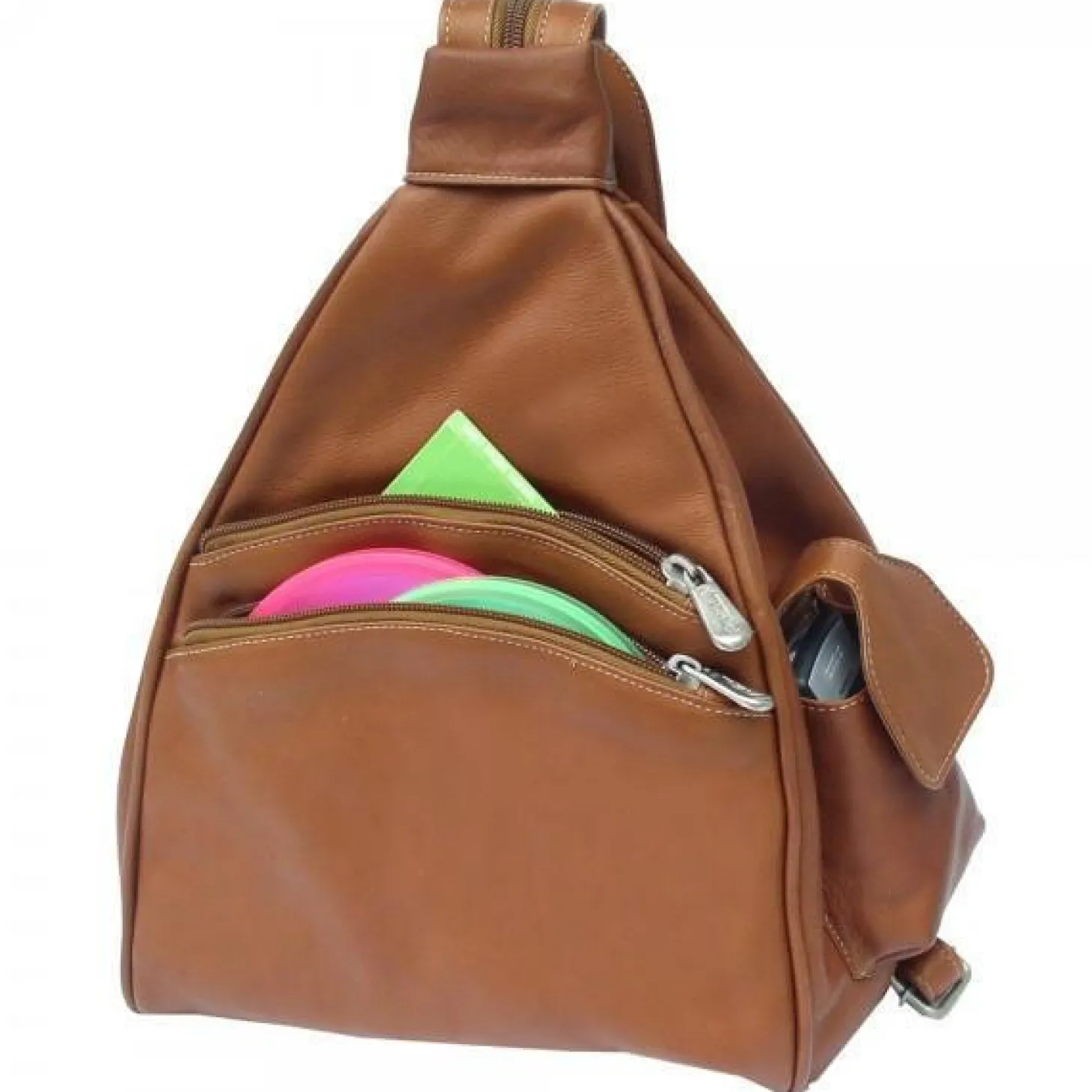 Piel Leather Two-Pocket Sling