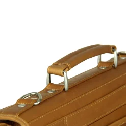 Piel Leather Two-Section Expandable Laptop Portfolio
