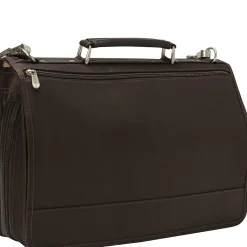 Piel Leather Two-Section Expandable Laptop Portfolio