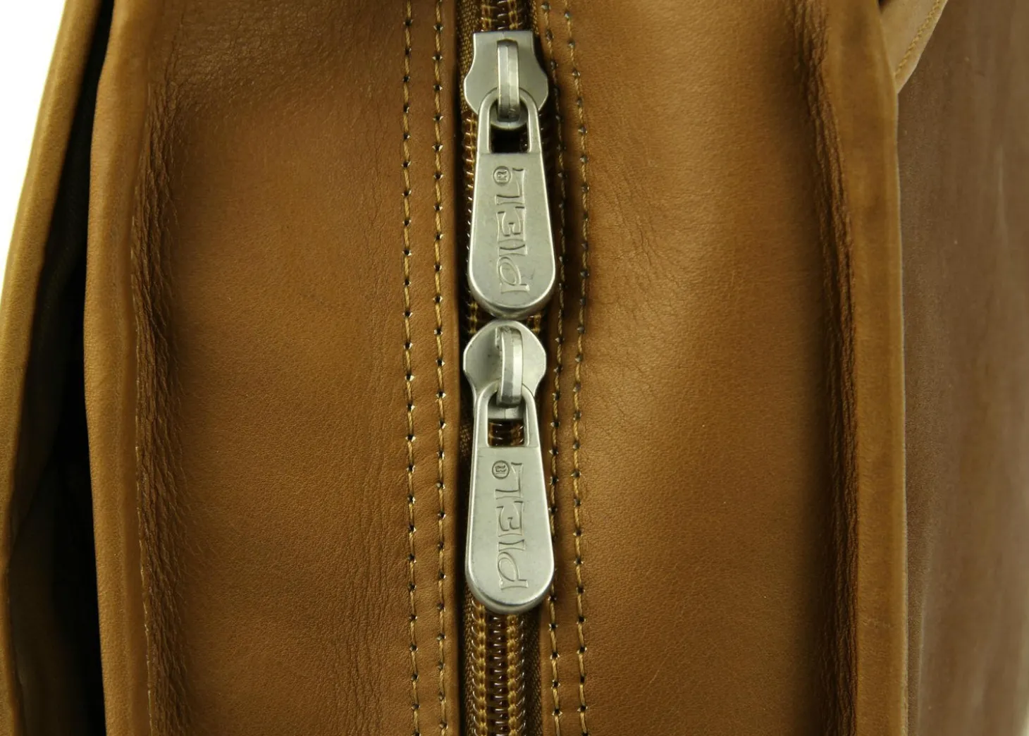 Piel Leather Two-Section Expandable Laptop Portfolio