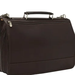 Piel Leather Two-Section Expandable Laptop Portfolio