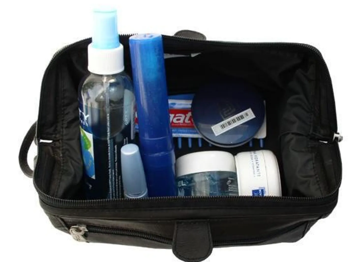Piel Leather U Frame Utility Kit w/ Zip Bottom