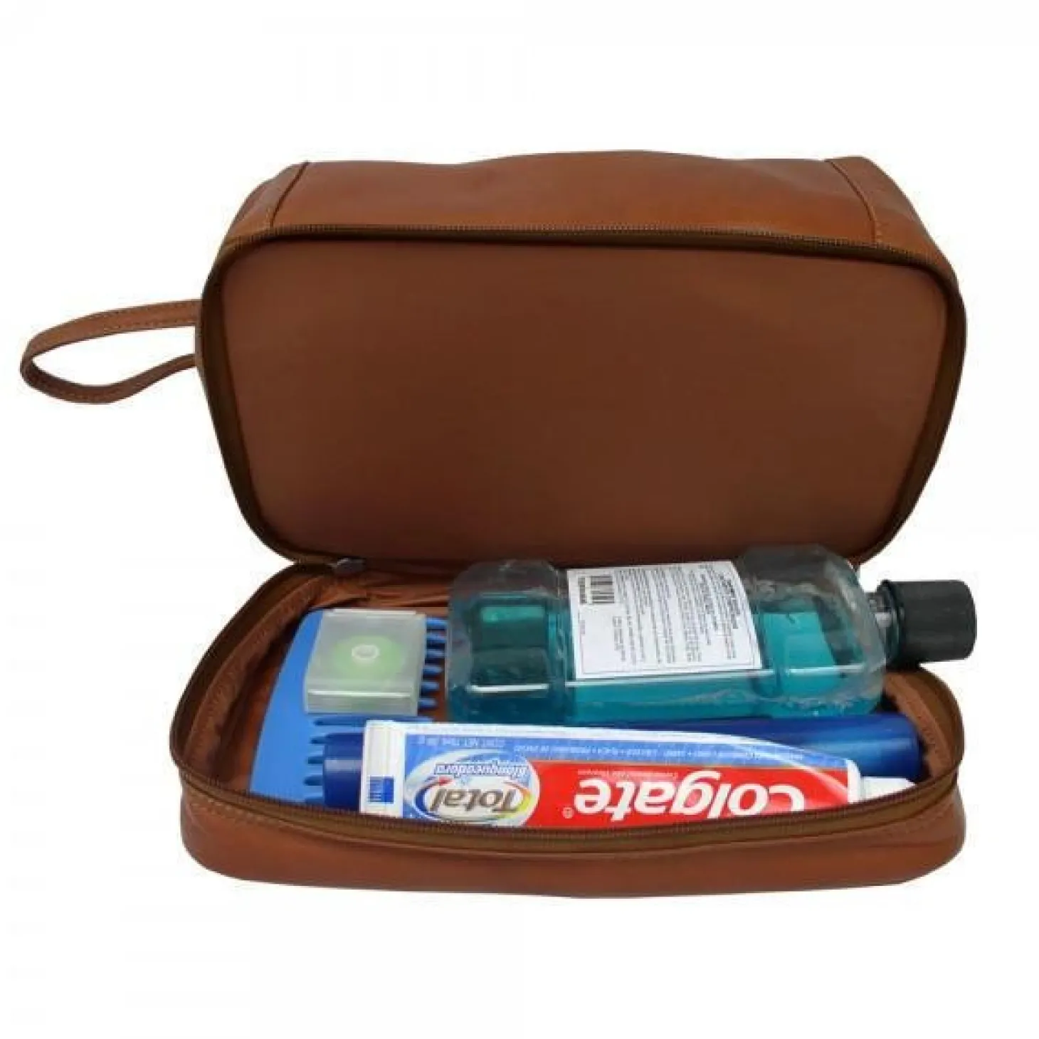 Piel Leather U Frame Utility Kit w/ Zip Bottom