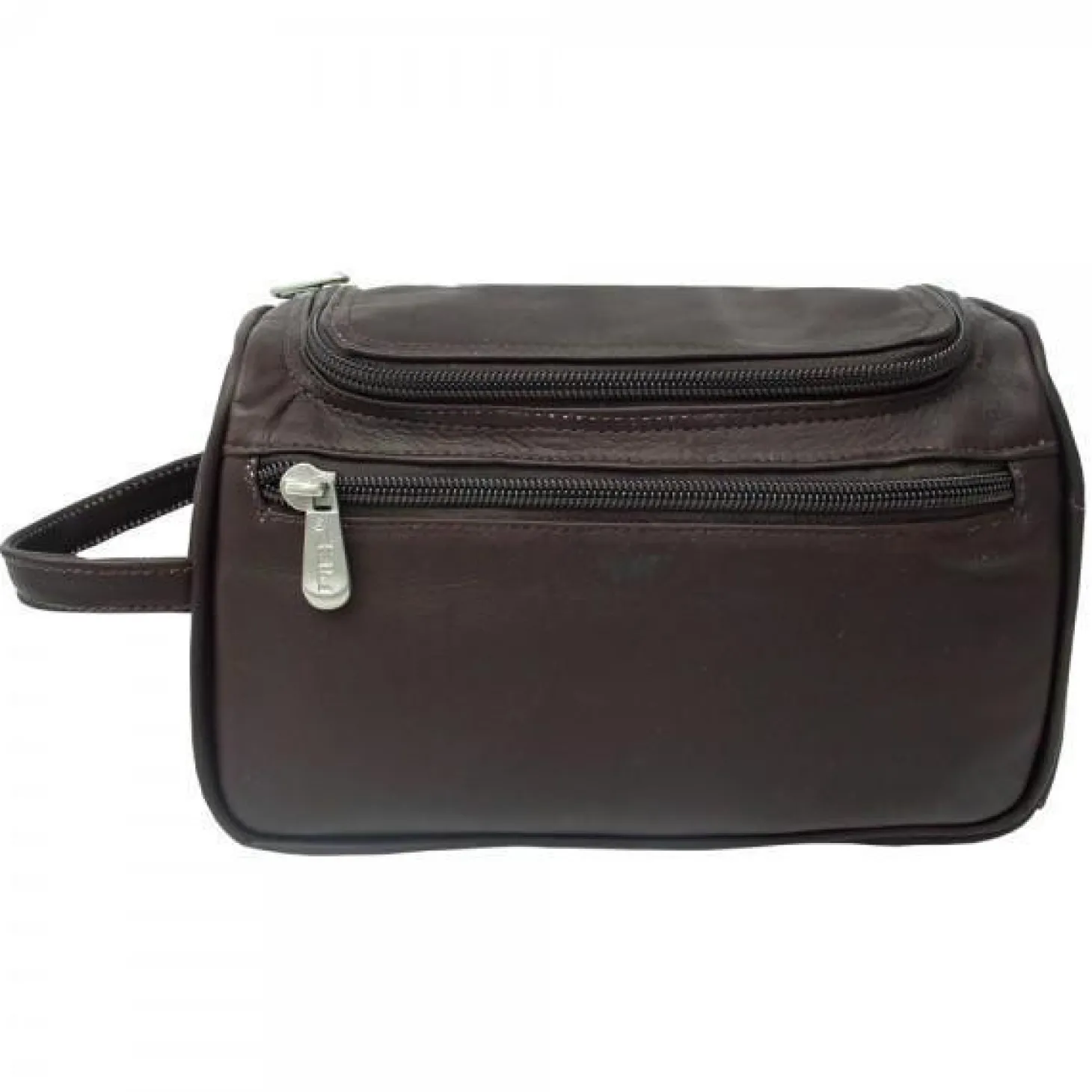Piel Leather U-Zip Toiletry Kit