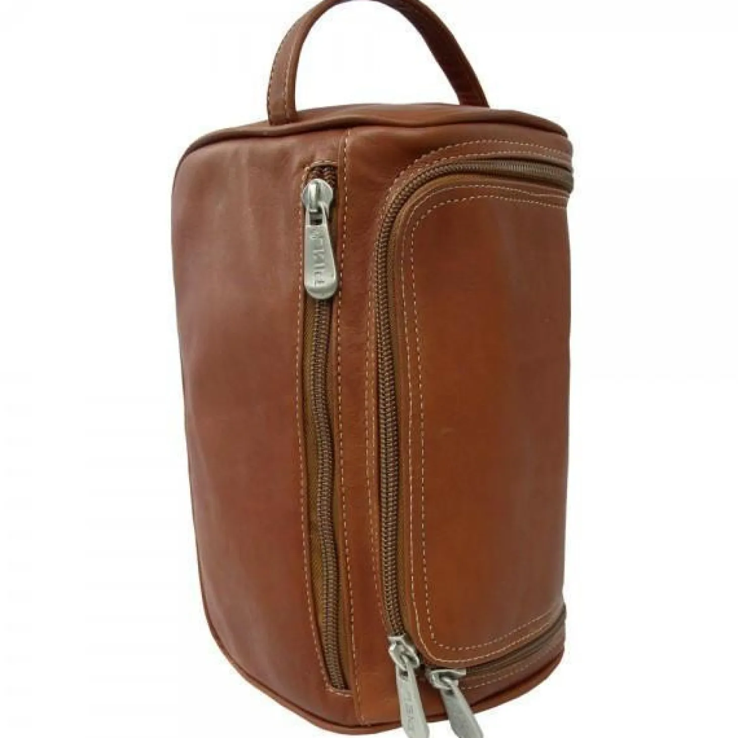 Piel Leather U-Zip Toiletry Kit