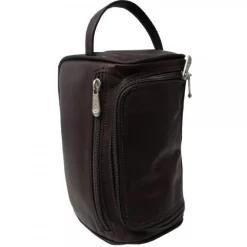 Piel Leather U-Zip Toiletry Kit