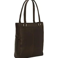 Piel Leather Vertical Laptop Tote