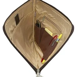 Piel Leather Zip Around Envelope