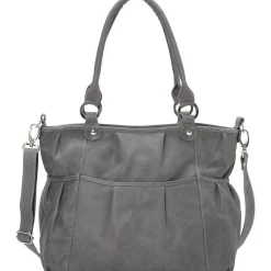 Piel Leather Zippered Cross-Body Tote
