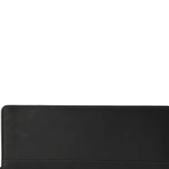 Piel Leather Zippered Tie Case With Snaps